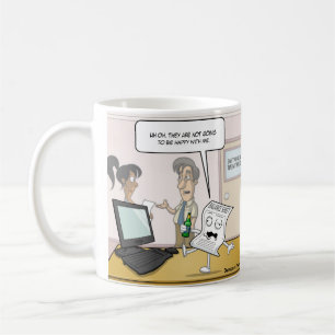 Caneca De Café Bebado Contábil Balanço Patrimonial Punny Coffee