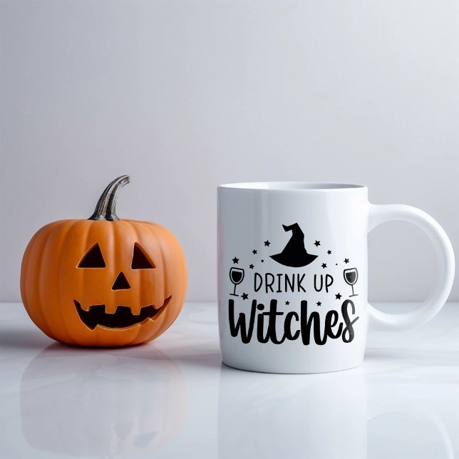 Caneca De Café Bebam Bruxas (Criador carregado)