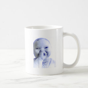 Caneca De Café Bebê Ai Engraçado Segurando Meme de Riso
