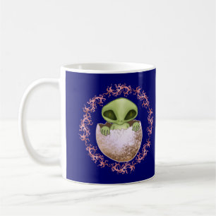 Caneca De Café Bebê Alien