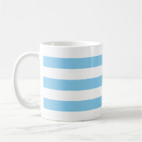 Bebê Azul e Branco Cavalo Grande. Padrão de Stripe