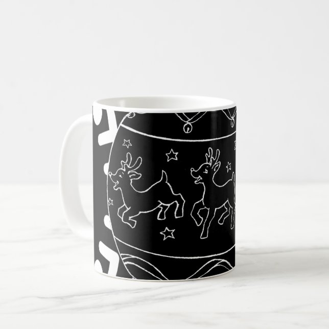 Caneca De Café Bebê da meia-noite (Frente Esquerda)