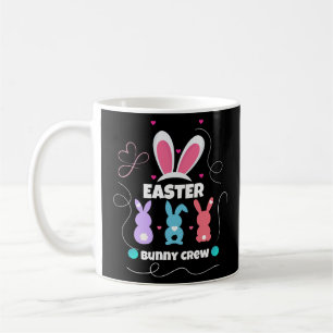 Caneca De Café Bebê Da Tripulação De Coelho Da Páscoa - Bons Eas
