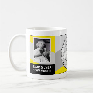 Caneca De Café Bebê de prata