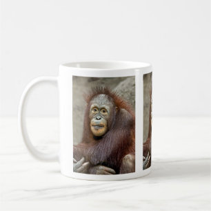 Caneca De Café Bebê do orangotango