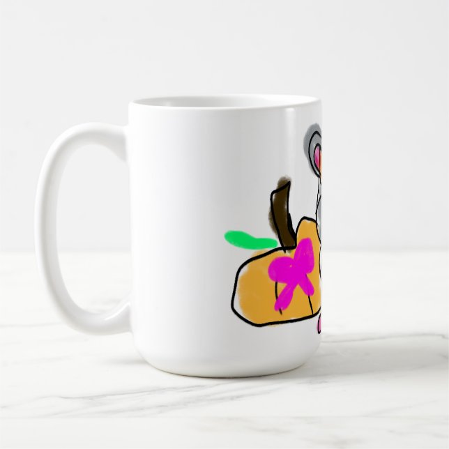 Caneca De Café Bebê do rato revela outono (Esquerda)
