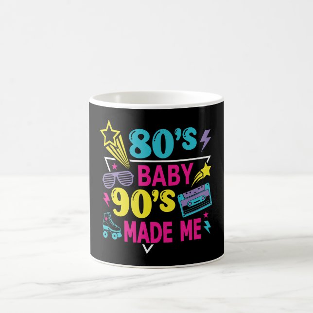Caneca De Café Bebê dos Anos 80 Anos 90 Me Fizeram Retrô (Centro)