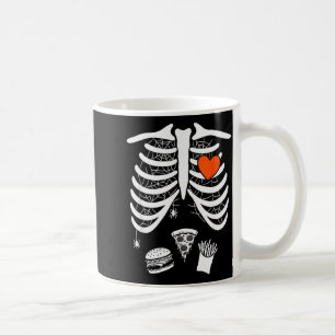 Caneca De Café Bebê Esqueleto Grávida Raios-X Caixa Torácica Para