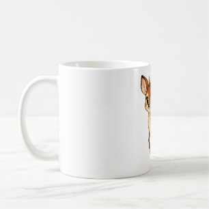 Caneca De Café Bebê Fácil Cartoon da Floresta Veado Berçário Ilus