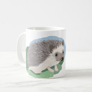 Caneca De Café Bebê fofo editável Hedgehog