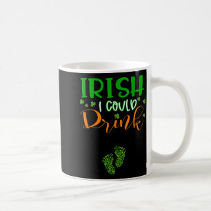 Caneca De Café Bebê Irlandês Eu Posso Beber Gravidez Dia de São P