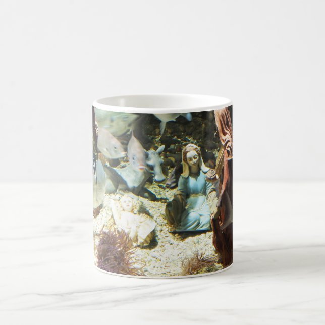 Caneca De Café Bebê Jesus em natividade submarina (Centro)