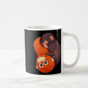Caneca De Café Bebê macaco engraçado soco animal fofo homens mulh