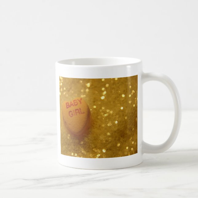 Caneca De Café Bebê Menina (Direita)