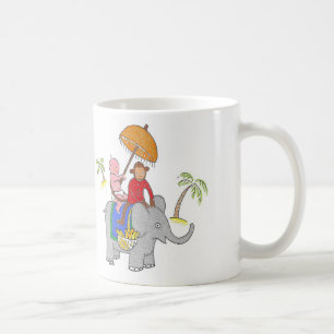 Caneca De Café Bebê no elefante