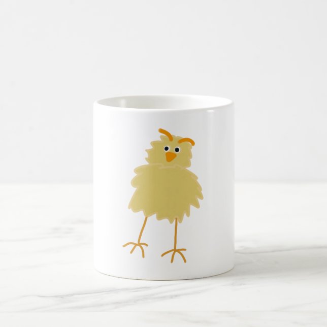 Caneca De Café Bebê Pinto Amarelo Fofo e Macio (Centro)