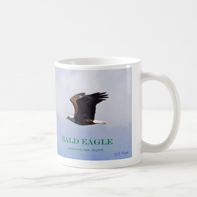 Caneca De Café Bebê, propagação-Eagle, e mamã da águia americana (Direita)