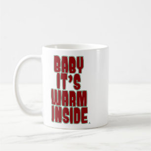 Caneca De Café Bebê Quente Por Dentro Diversão Aconchegante Época