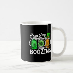 Caneca De Café Bebendo Cruising Irlandês Dia de São Patrício