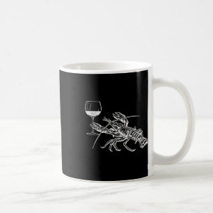 Caneca De Café Bebendo De Vinho De Lagosta Camisa Engraçada Cruis