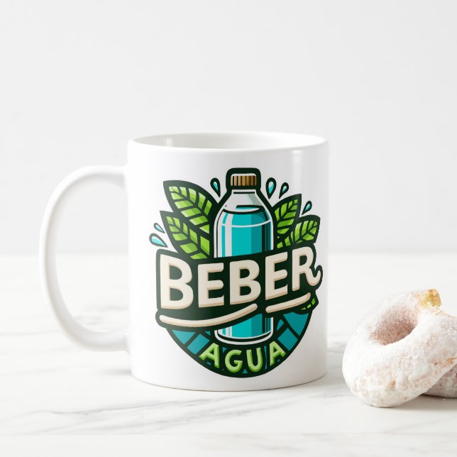 Caneca De Café Beber agua (Com Donut)