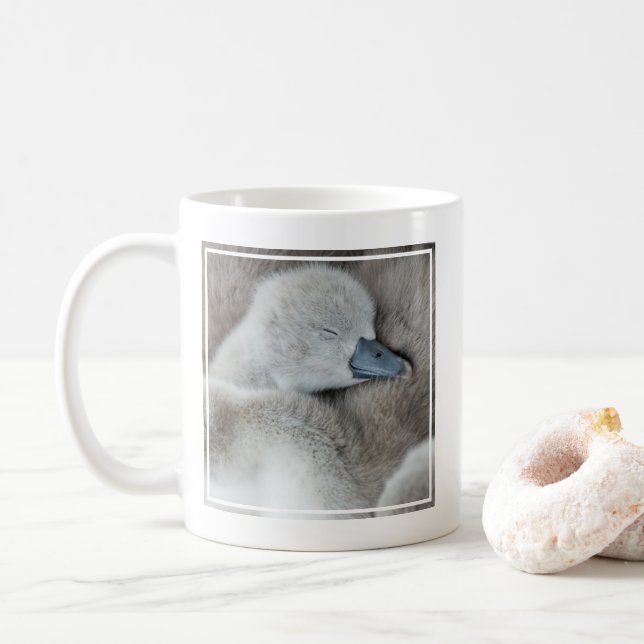 Caneca De Café Bebês Mais Pobres | Bebê-Mute Swan (Com Donut)
