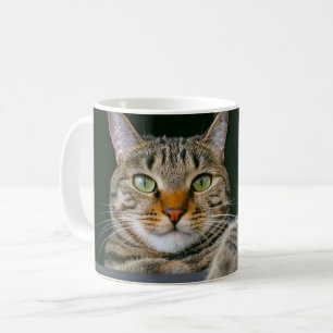 Caneca De Café Bebês Mais Pobres   Cinza por rosto de gato