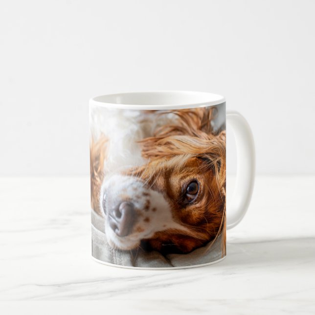 Caneca De Café Bebês Mais Pobres | Cocker Spaniel (Frente Esquerda)