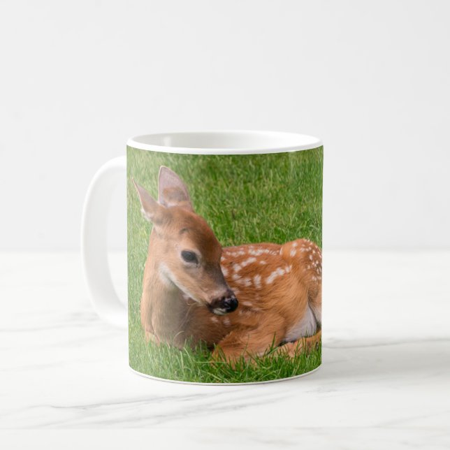 Caneca De Café Bebês Mais Pobres | Pequena Fawn (Frente Esquerda)