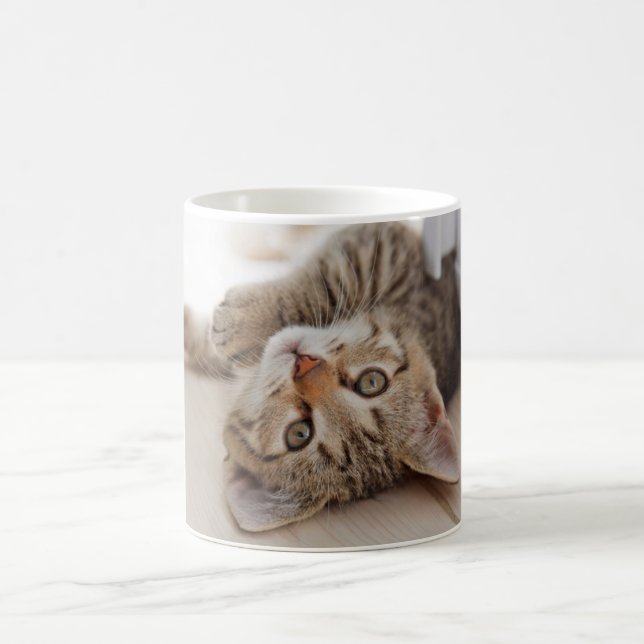 Caneca De Café Bebês Mais Pobres | Shorthair Tabby Kitten (Centro)