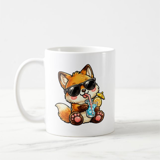 Caneca De Café Bebida da Raposa Legal (Esquerda)