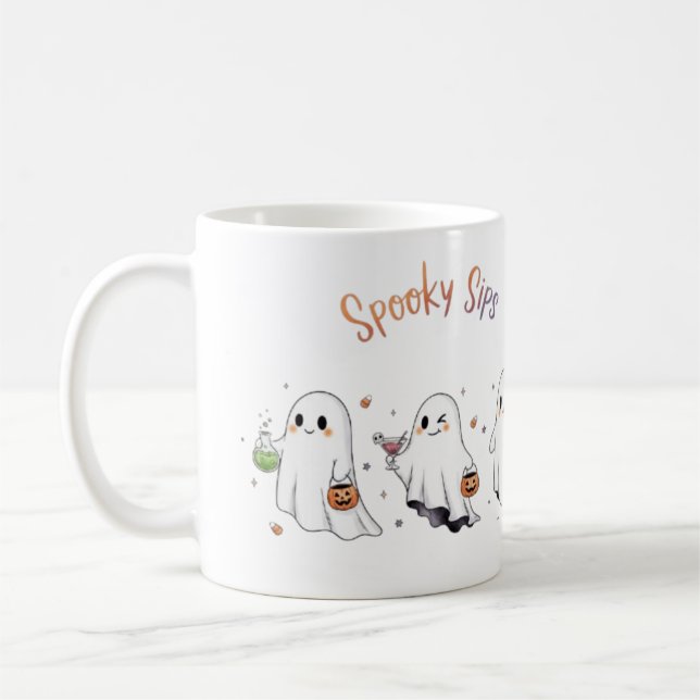 Caneca De Café Bebidas de Halloween (Esquerda)