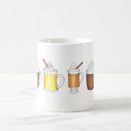 Caneca De Café Bebidas Feriadas Rum Morto De Ovo