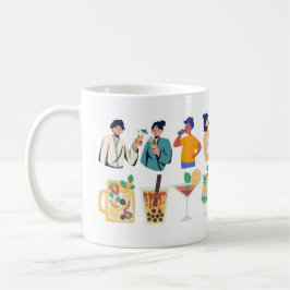 Caneca De Café Bebidas Frias Doce Amor Por Pessoas