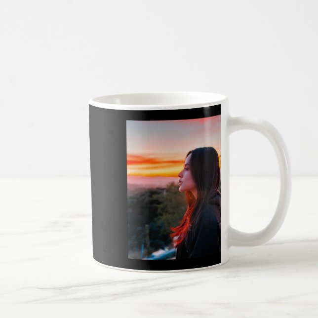 Caneca De Café Becky Sticker (Direita)
