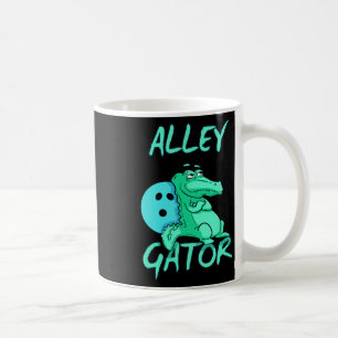 Caneca De Café Beco Gator Boliche Engraçado Camisa