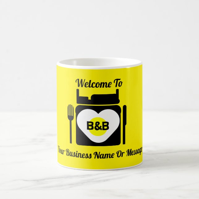 Caneca De Café Bed and Breakfast Business Merchandise Café Mug (Centro)