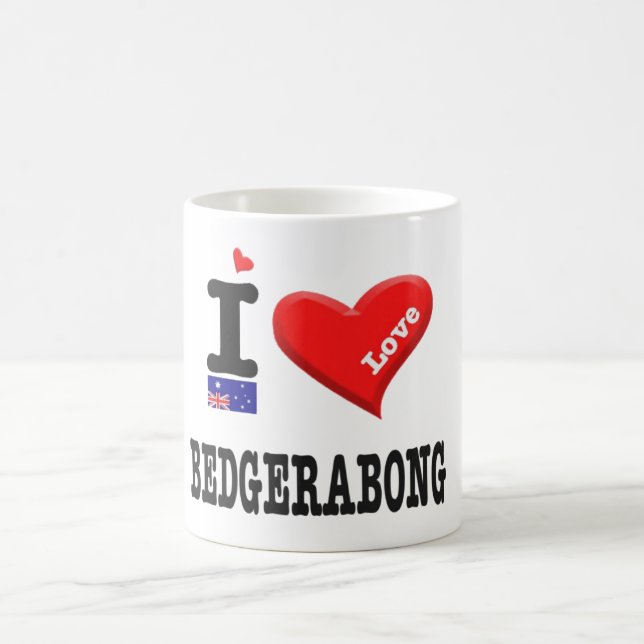 Caneca De Café BEDGERABONG - Eu Amo (Centro)