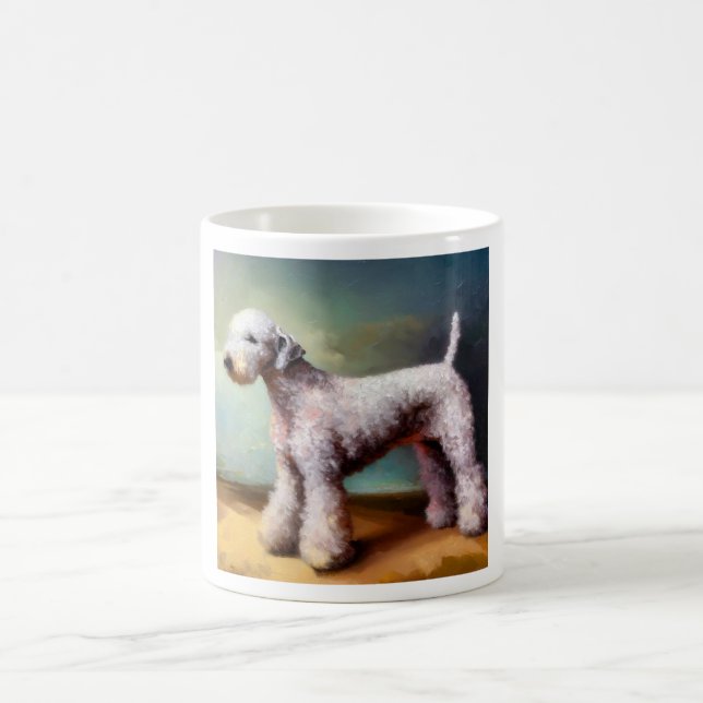 Caneca De Café Bedlington Terrier Dog (Centro)