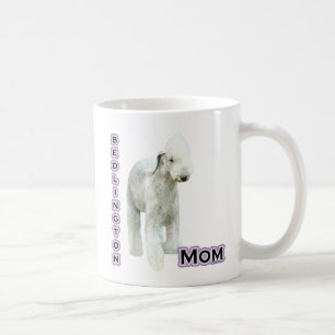 Caneca De Café Bedlington Terrier Mãe 4