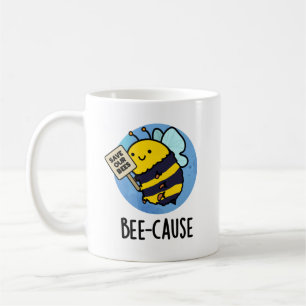 Caneca De Café Bee Causa Policial Inseto De Bee Pun