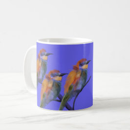 Caneca De Café Bee-Comedores Europeus de Azul