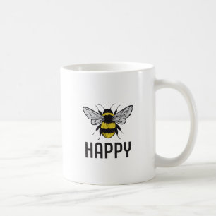Caneca De Café Bee Happy