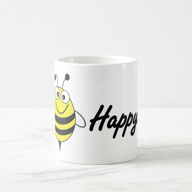 Caneca De Café Bee Happy (Centro)