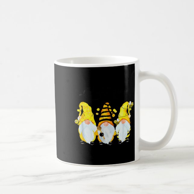 Caneca De Café Bee Happy Bee Gnome Spring  (Direita)