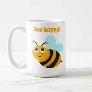 Caneca De Café Bee Happy Mug