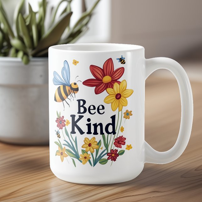 Caneca De Café Bee Kind (Criador carregado)