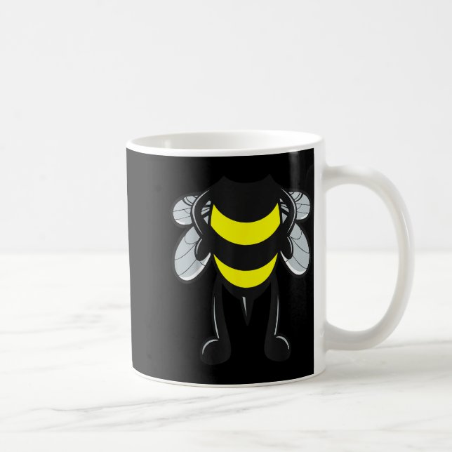 Caneca De Café Bee Shirt Adult Men Women Kids Bumblebee Costume  (Direita)