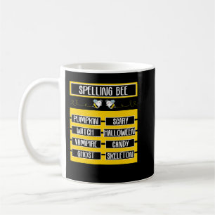 Caneca De Café Bee Spelling Bee Pun Halloween Costume para Profes