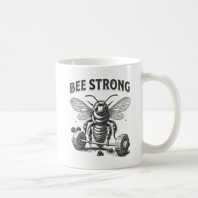 Caneca De Café Bee Strong (Direita)